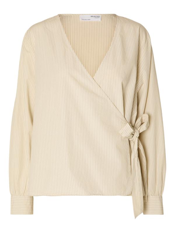 Beige_pin_streep_wrap_blouse