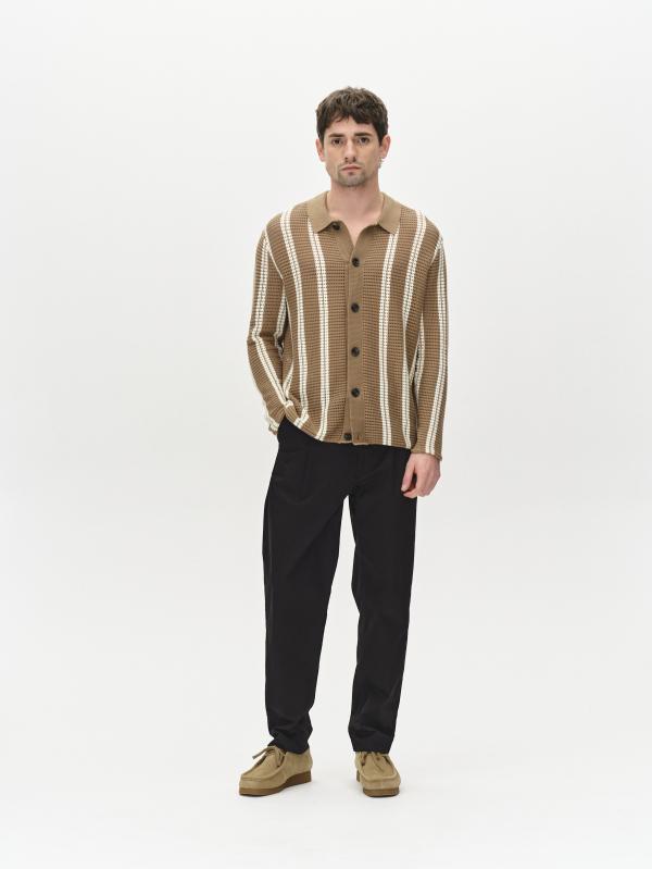 Dezz_stripe_cardigan_bruin