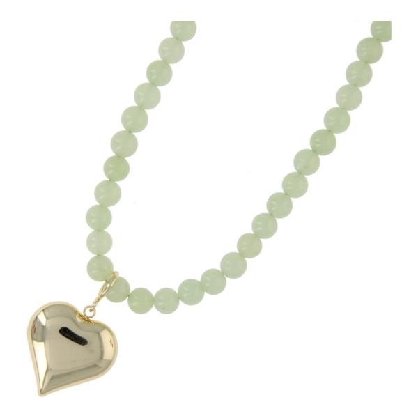 Ketting_halfedelsteen_8mm_dyed_jade_lichtgroen_met_hart