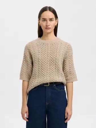Nelly_gebreid_T_shirt_birch_4
