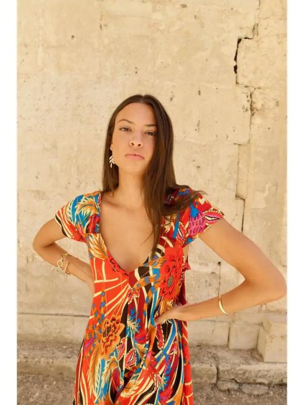Positano_rode_lange_jurk