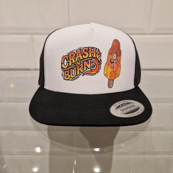 Rocket_Trucker_cap_zwart_wit