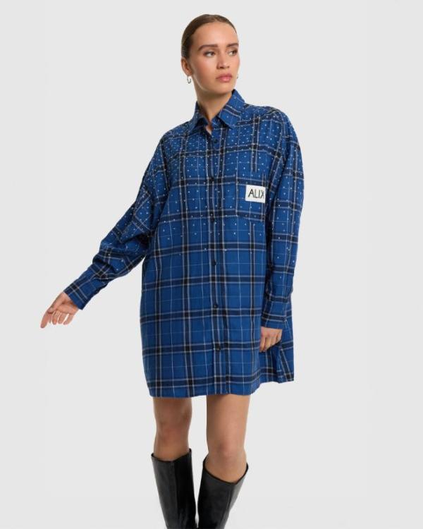 Studded_check_blouse_dress_3