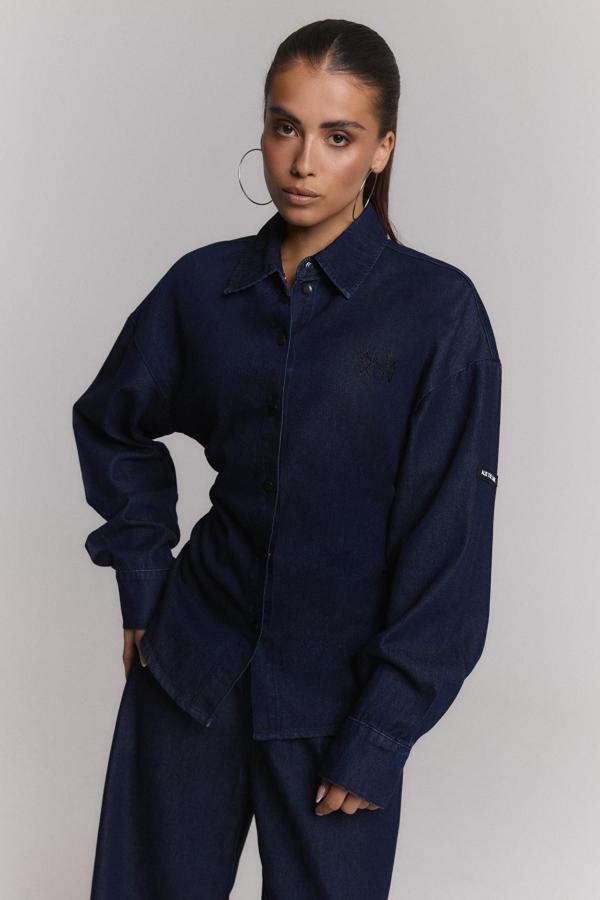 adies_woven_fitted_waist_denim__blouse