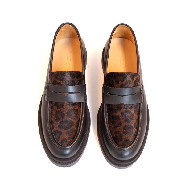 Aquila_black_leopart_loafer_zwart_8