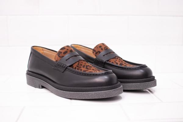 Aquila_leopart_loafer_zwart_6