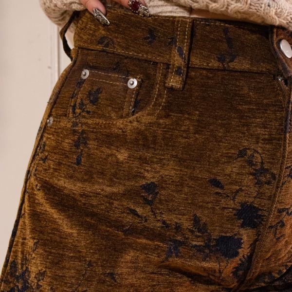 Bloen_jaquard_denim_bruin_4