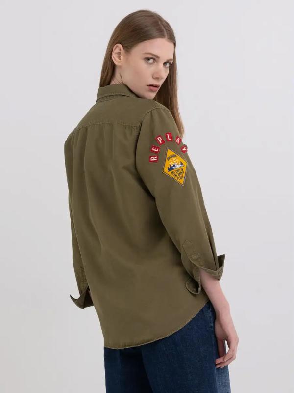 Boy_fit_shirt_with_army_patch_9