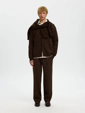 Coba_gebreide_cardigan_dk__bruin
