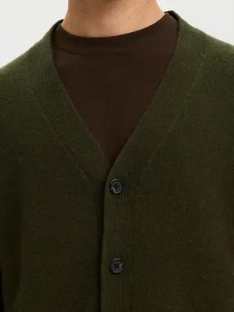 Coba_gebreide_cardigan_dk__groen