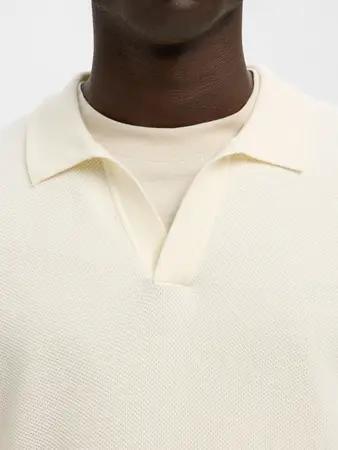 Colibri_gebreide_polo_wit_1