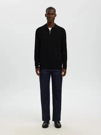 Cran_struc_zip_polo_zwart_1