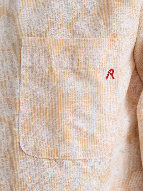 Floral_print_linen_and_cotton_shirt_oranje_1