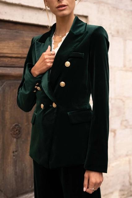 Fluwelen_blazer_groen