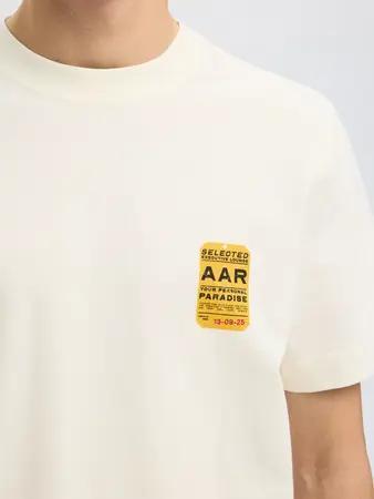 George_graph_Tee_off_white