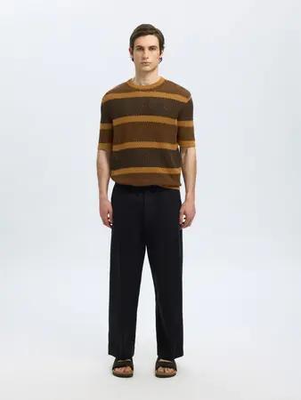 Ginger_gestreept_T_shirt_donkerbruin_2