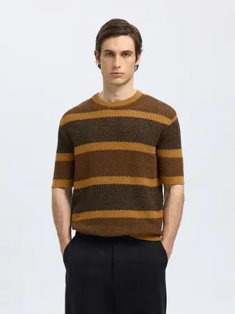 Ginger_gestreept_T_shirt_donkerbruin_4