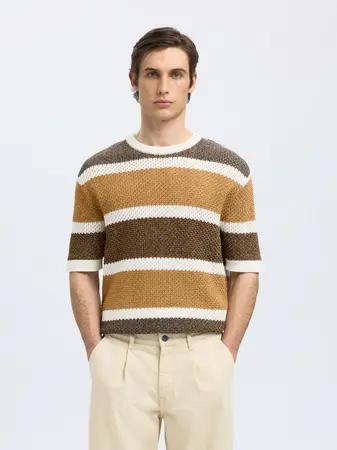 Ginger_gestreept_T_shirt_wit