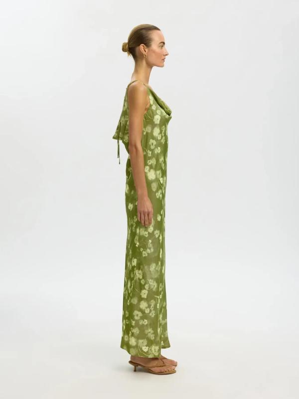 Giona_slim_strap_dress_groen