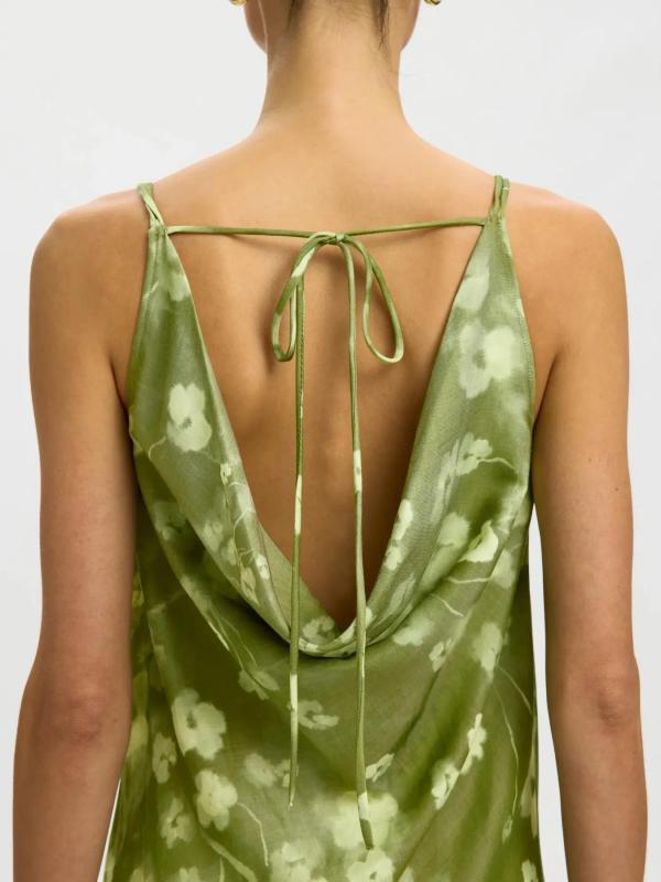 Giona_slim_strap_dress_groen_1