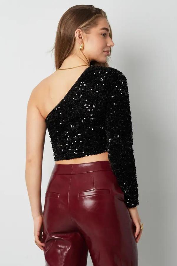 Glitter_one_shoulder_top___Black_6