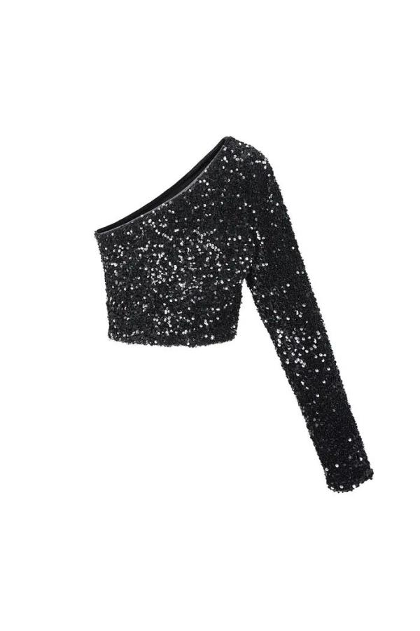 Glitter_one_shoulder_top___Black_9