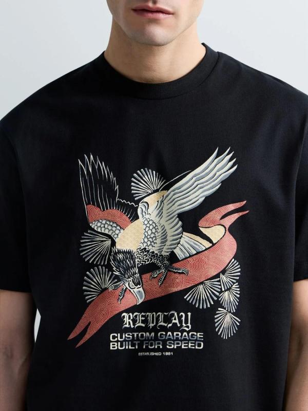 Golden_eagle_T_shirt_zwart_1