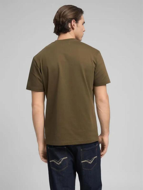 Jersey_crew_neck_T_shirt_met_borduur_logo_groen_1