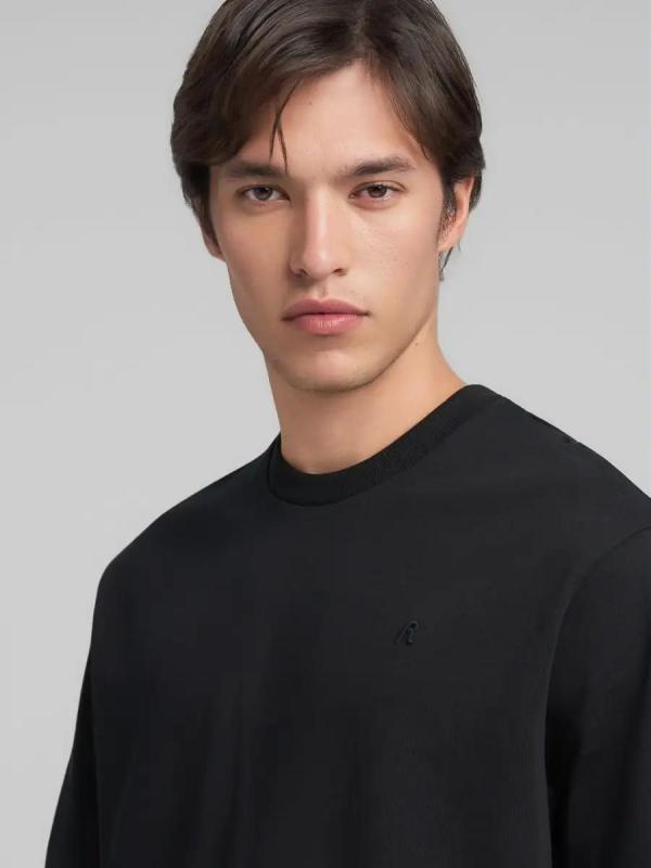 Jersey_crew_neck_T_shirt_met_borduur_logo_zwart_3