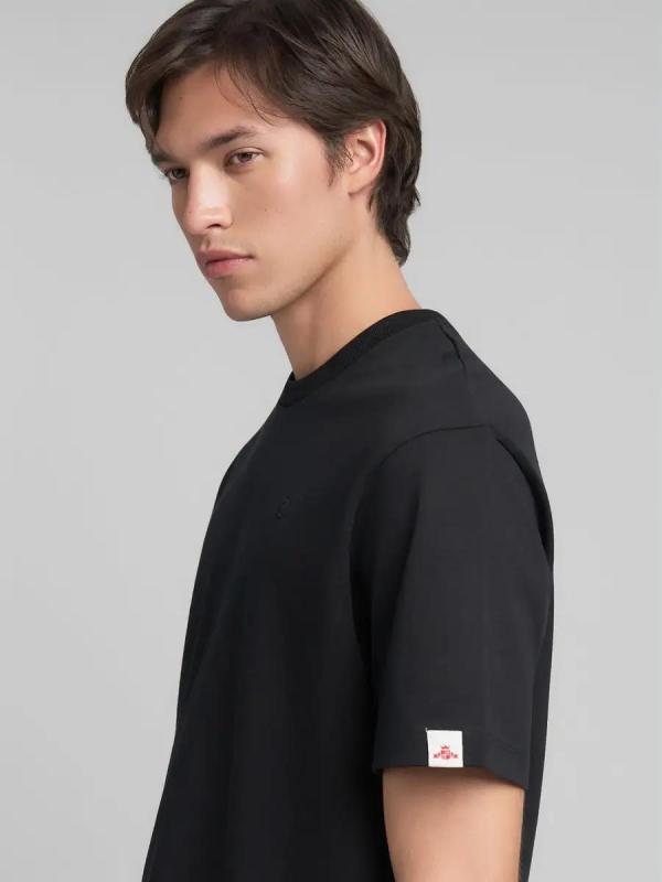 Jersey_crew_neck_T_shirt_met_borduur_logo_zwart_4
