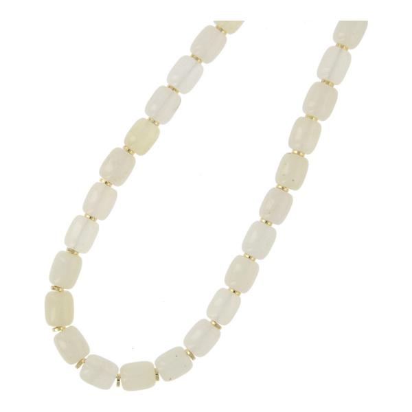 Ketting_halfedelsteen_8x12mm_yellow_jade