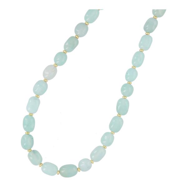 Ketting_halfedelsteen_jade_lichtblauw_tumble_stones