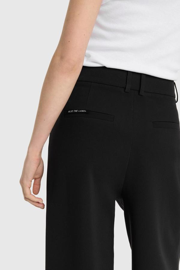 Ladies_woven_baggy_pants_black_2