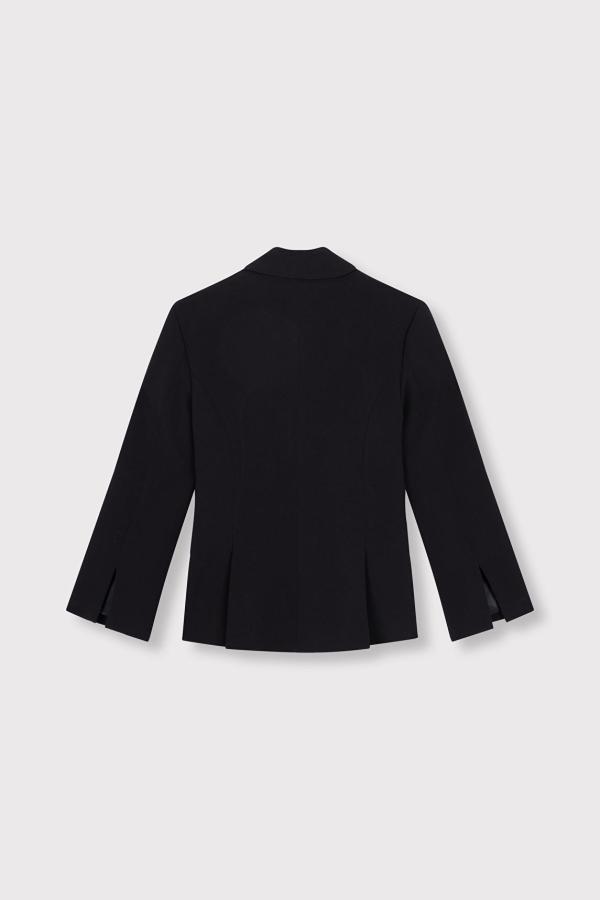 Ladies_woven_fitted_blazer_black