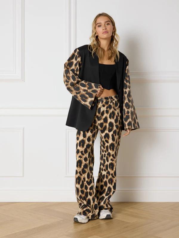 Ladies_woven_oversized_Leopard_Blazer__2