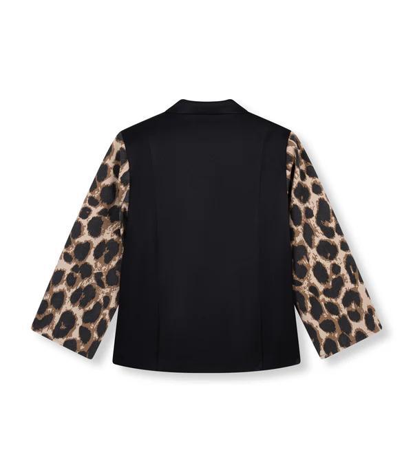 Ladies_woven_oversized_Leopard_Blazer__4