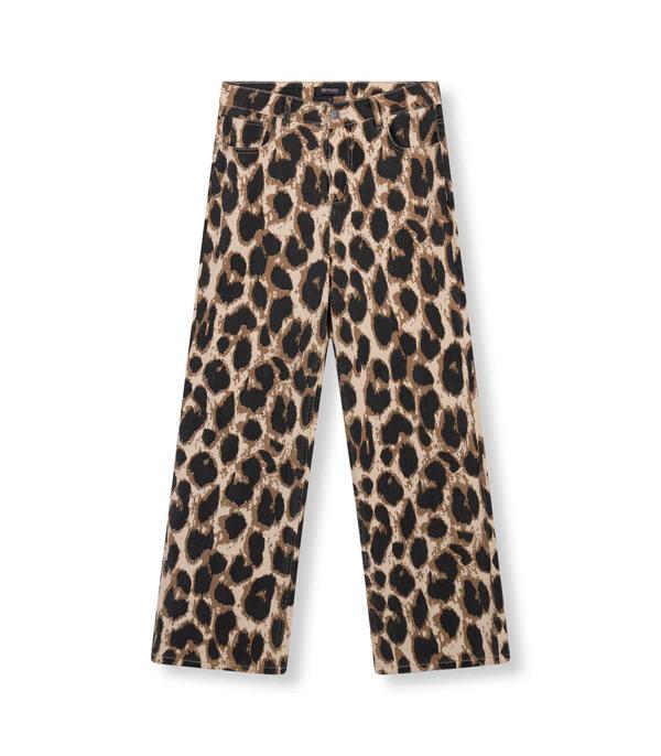 Ladies_woven_wide_leg_leopard_jeans_3