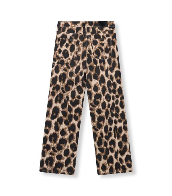 Ladies_woven_wide_leg_leopard_jeans_4