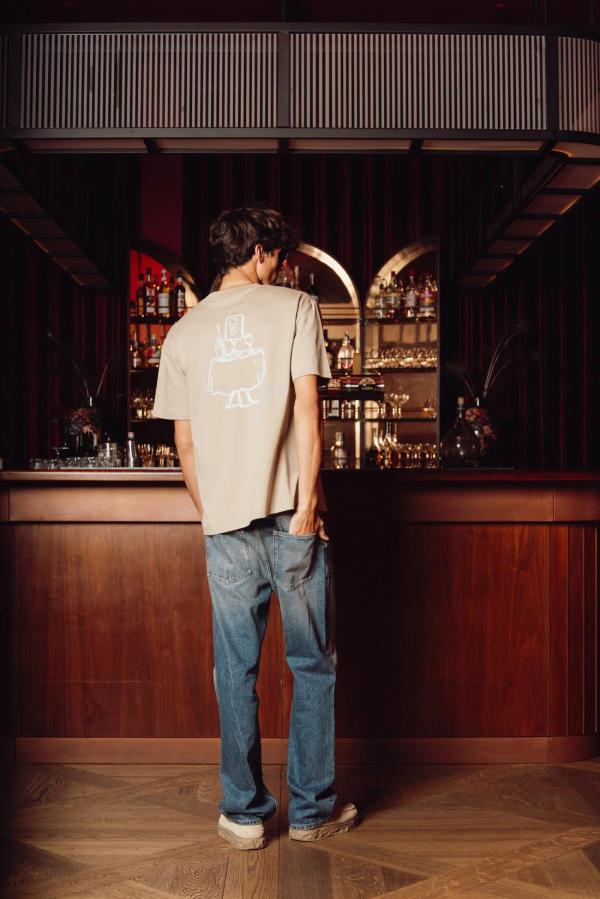 Le_Caf__T_shirt___Dark_sand