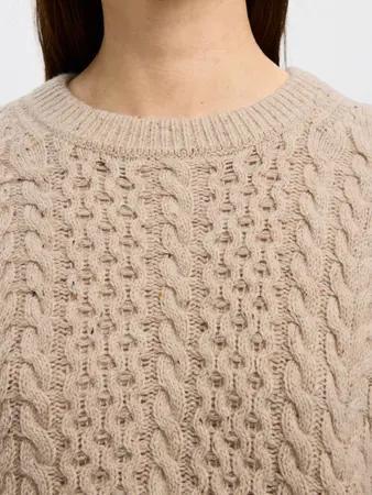 Nelly_gebreid_T_shirt_birch_1