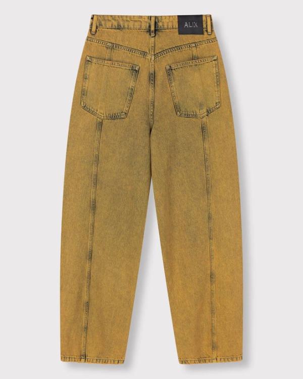 Overdyed_denim_pants_yellow_ochre