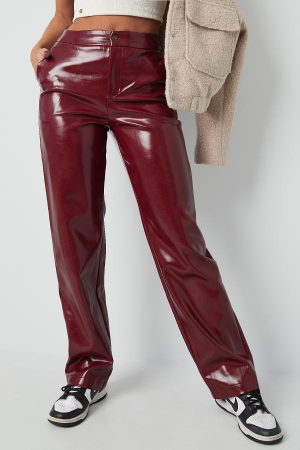 PU_broek_trendy_must___Rood_3