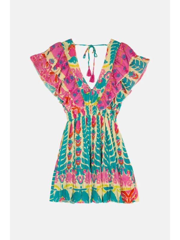 Panema_aqua_midi_jurk_