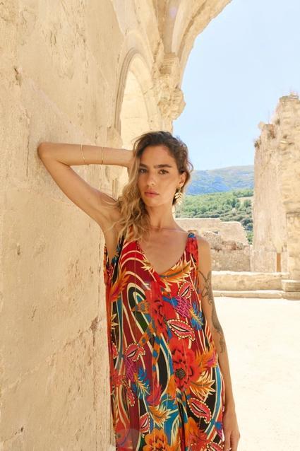 Positano_red_kimono__1