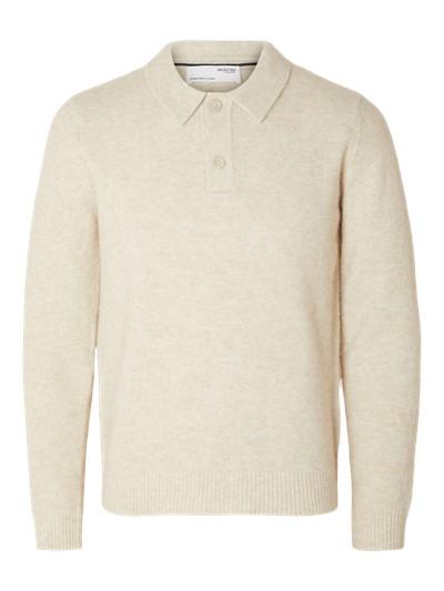 Rai_ls_knit_polo_oatmeal_melange_