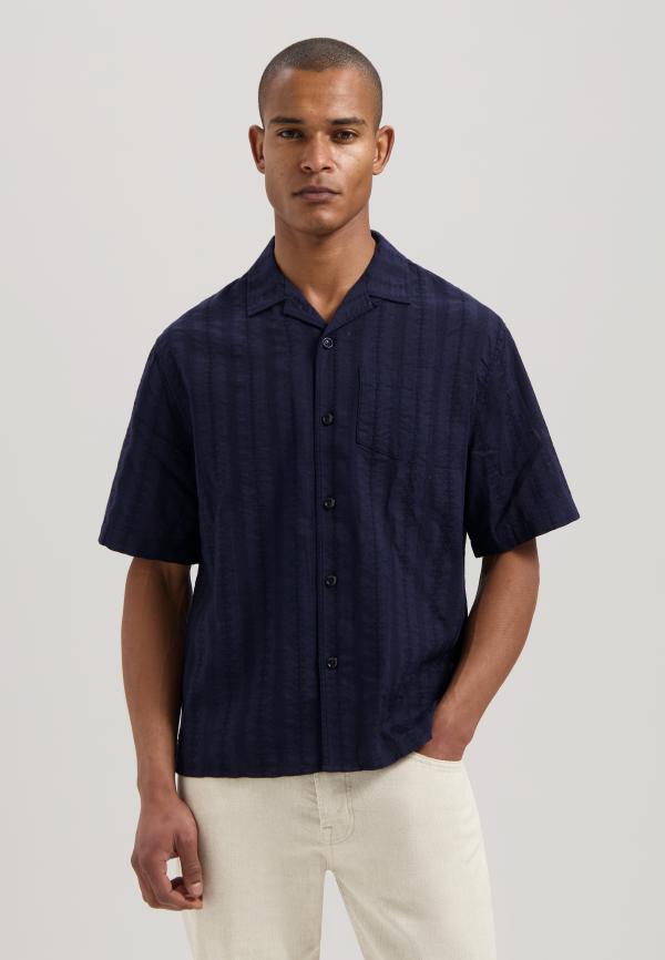 Sirius_resort_shirt_donkerblauw