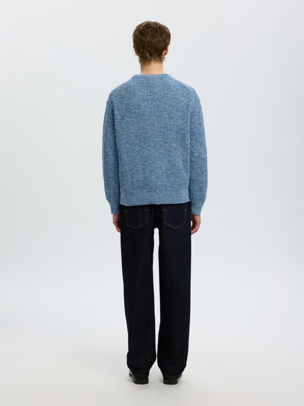 Slmtilum_Ls_Knit_Crew_Neck_Noos_Medium_Blauw_2