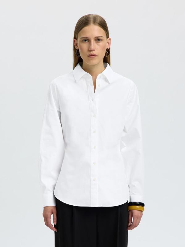 Slwester_Slim_Ls_Barrel_Sleeve_Shirt_Wit_1
