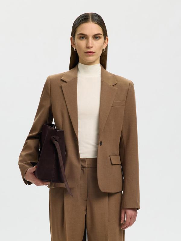 Slwfitted_Signe_Blazer_Noos_Medium_Bruin_1