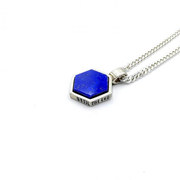 Zilveren_Polygon_Hanger_Lapis_Lazuli